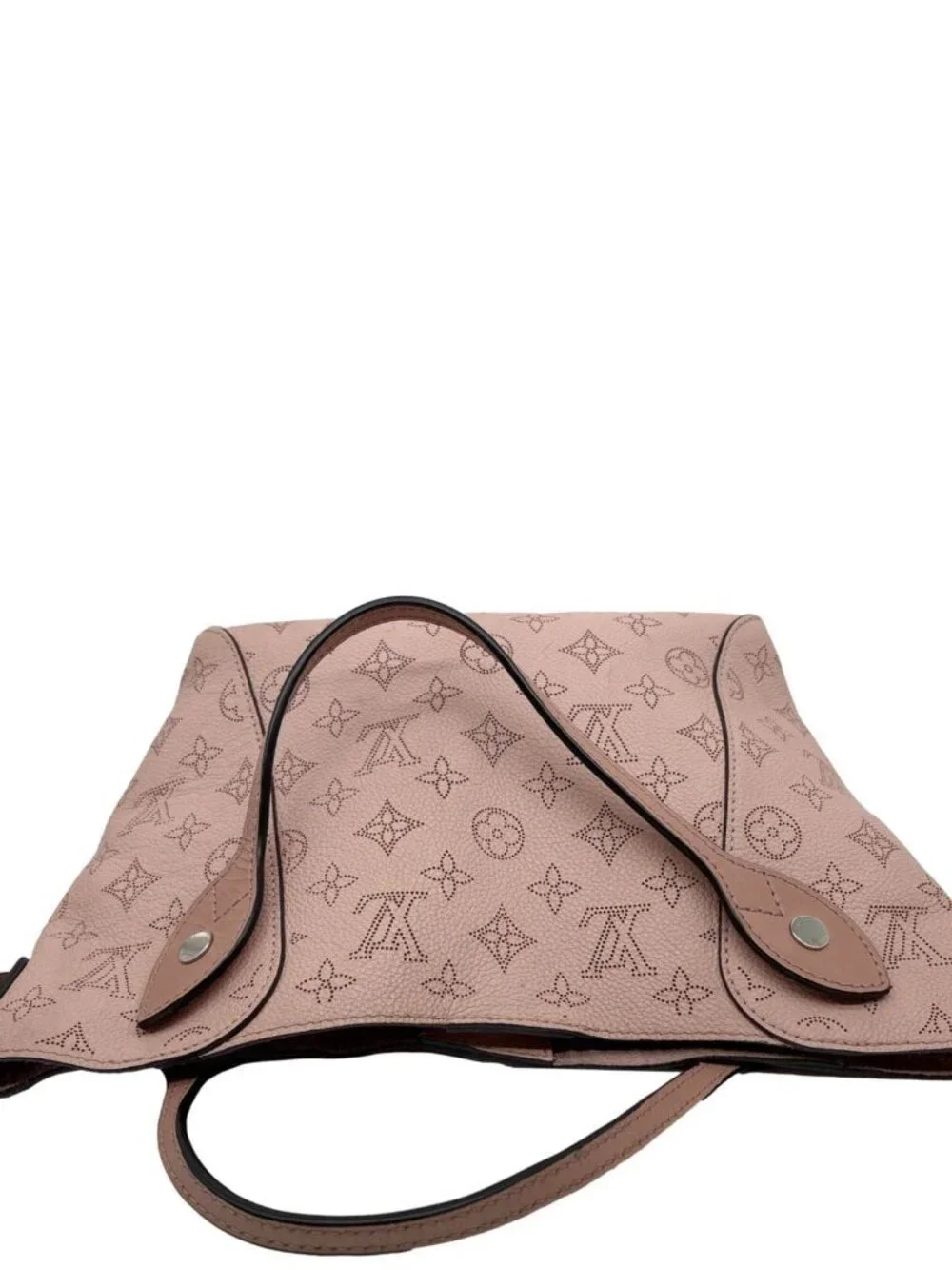 LOUIS VUITTON  Hina PM Mahina Leather Crossbody Bag Magnolia